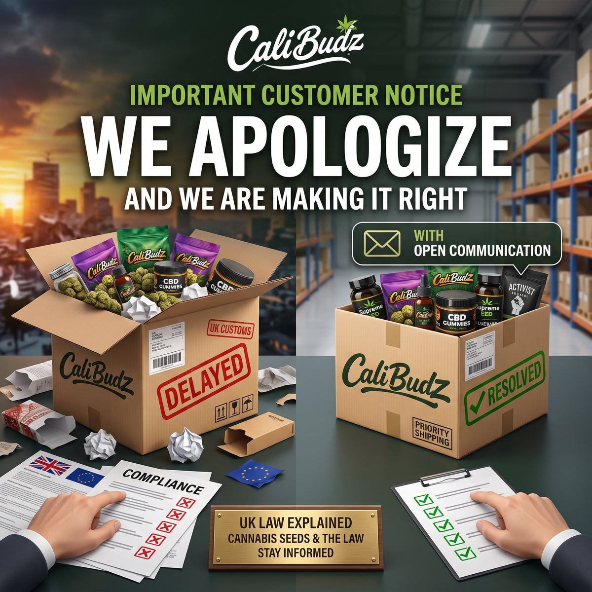 When We Don’t Get Things Right: A Message to Our CaliBudz Community