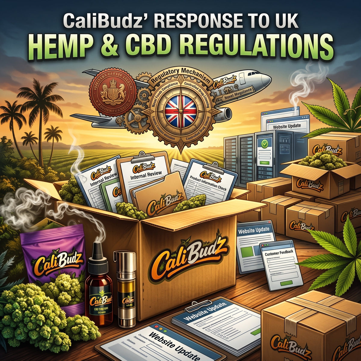 CaliBudz’ Response to Changes in UK Hemp and CBD Regulations