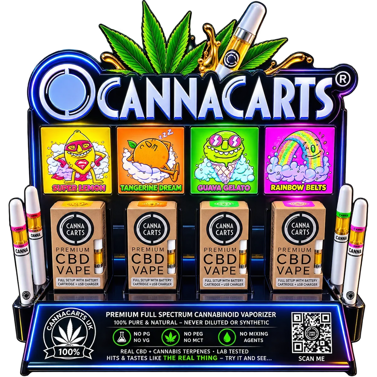 CaliBudz x CANNACARTS UK: Two UK Cannabinoid Brands Team Up