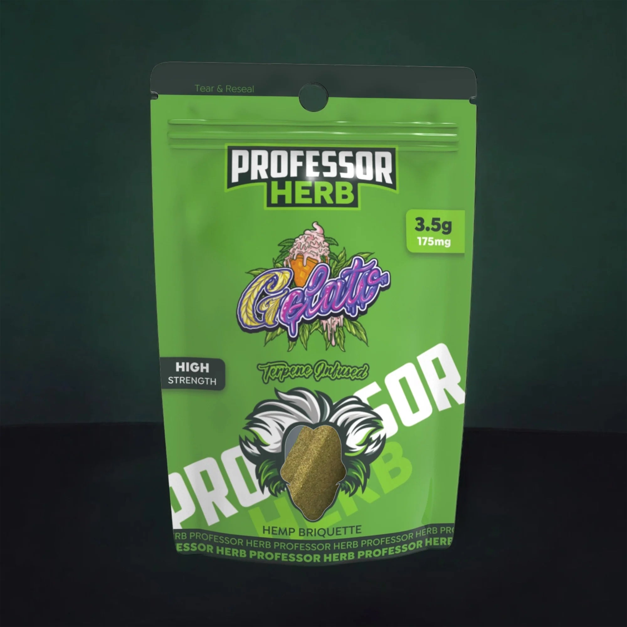 Professor Herb Hemp Briquette Hash (3.5g)