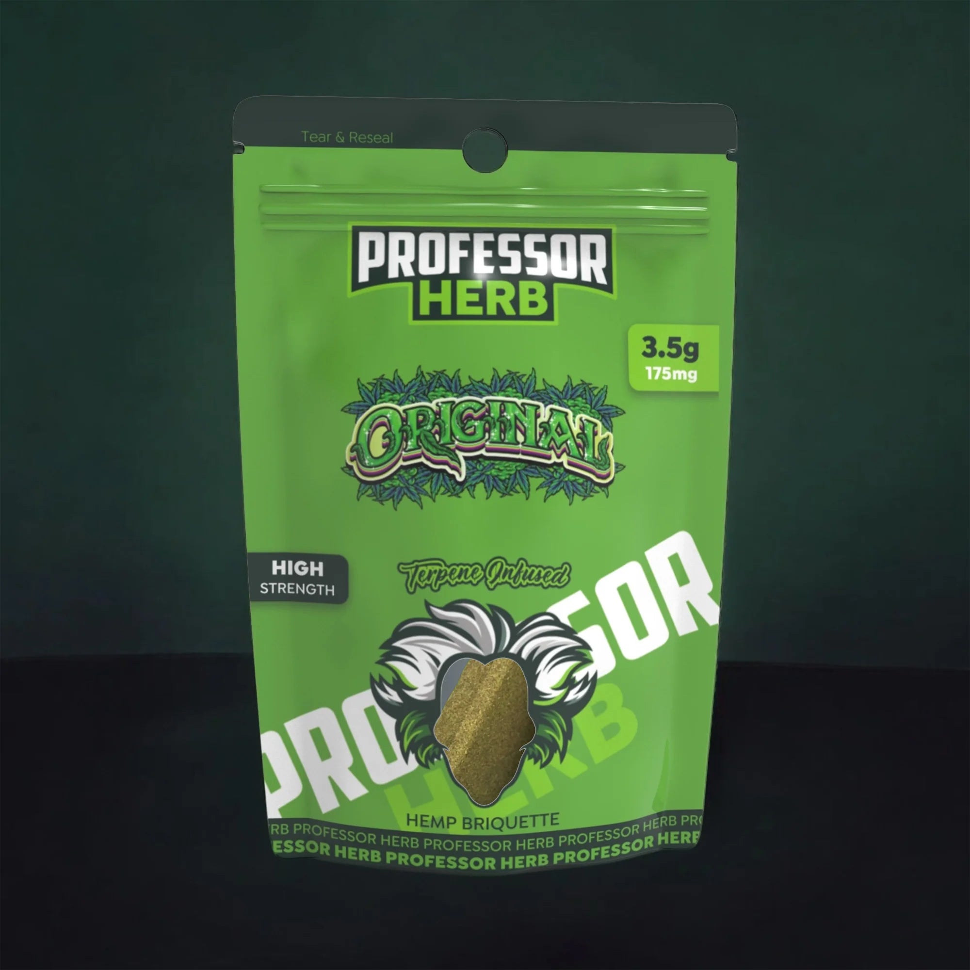 Professor Herb Hemp Briquette Hash (3.5g)