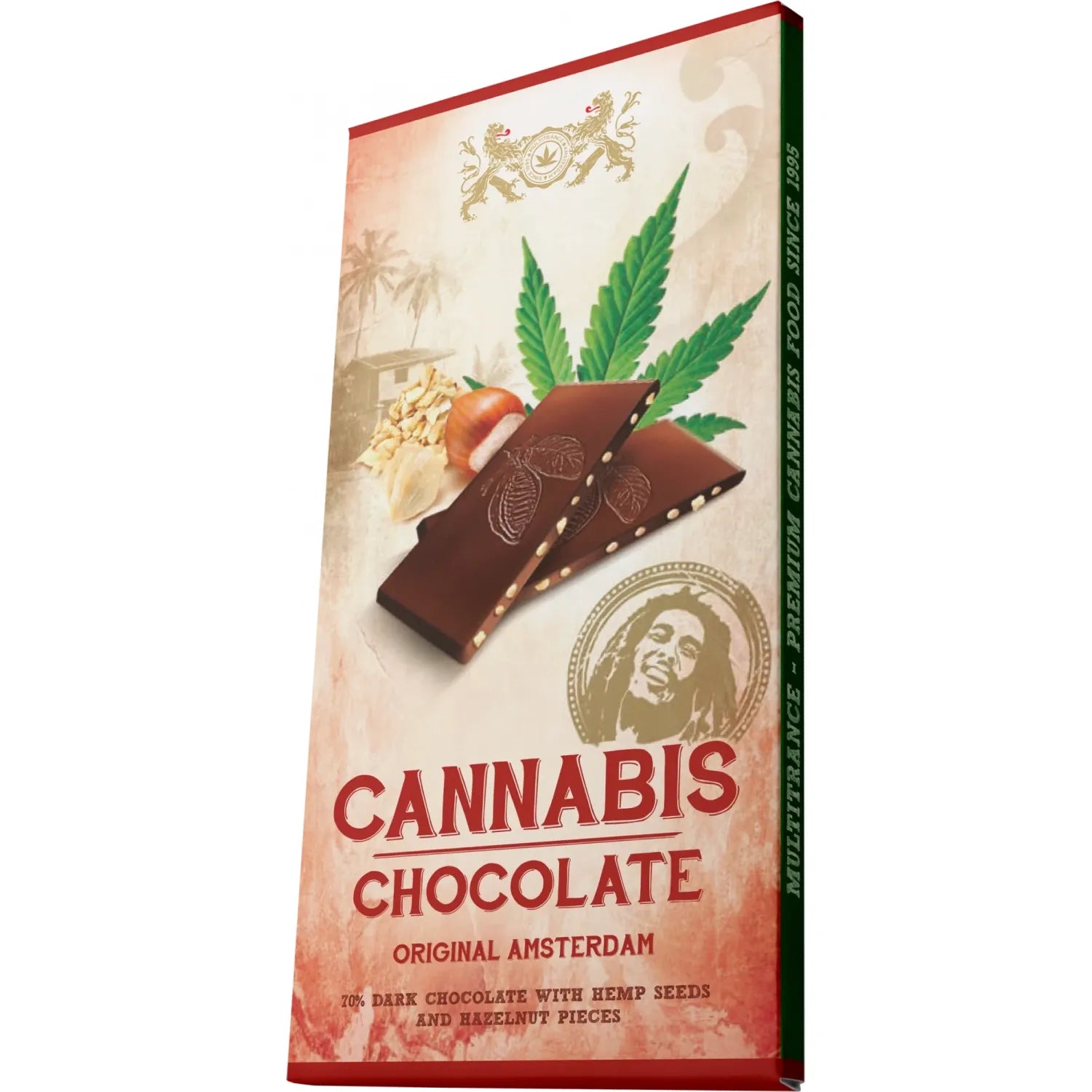 Bob Marley Cannabis & Hazelnuts Dark Chocolate 80g