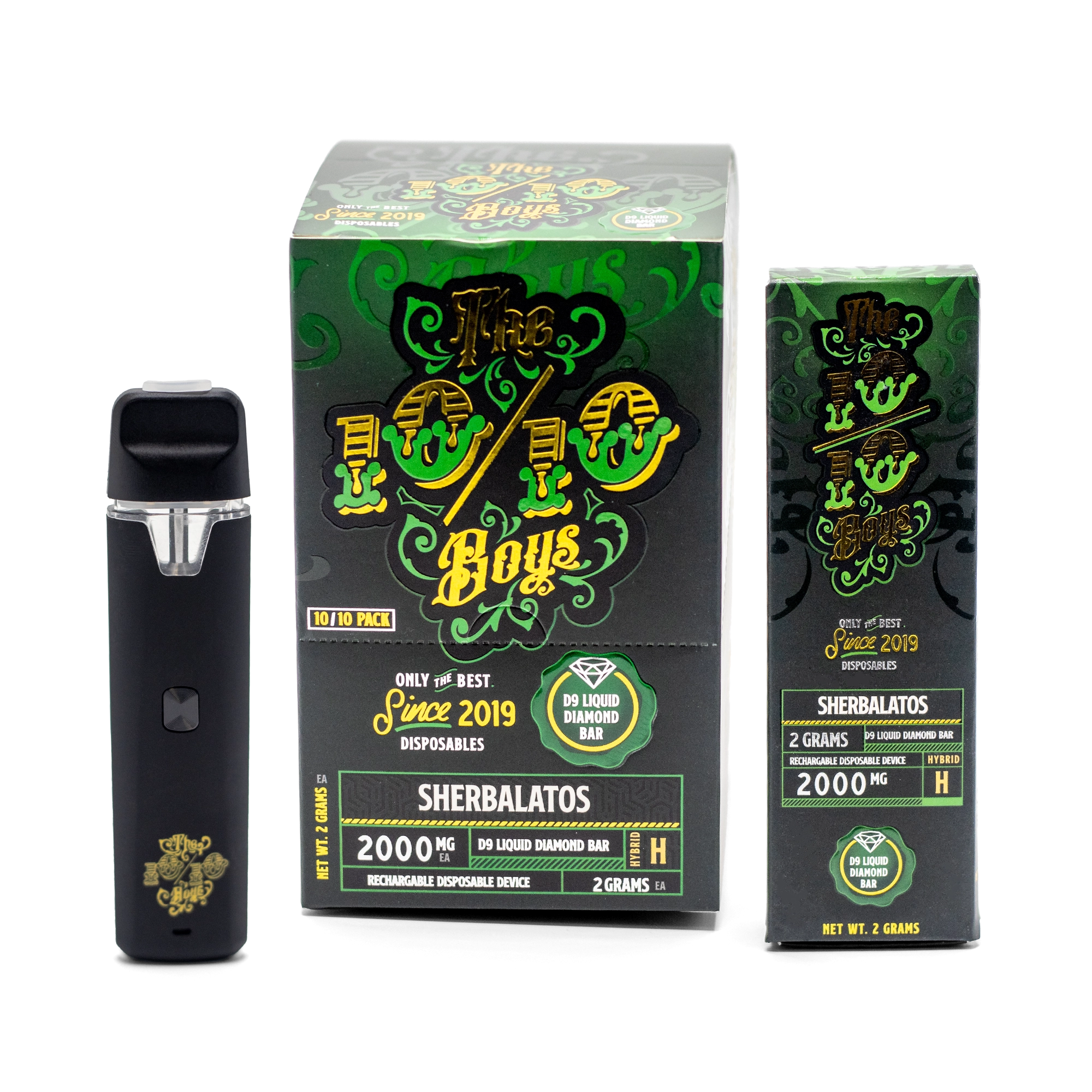 X1 New 2ML 10/10 Boys THCP Pods UK Compliant