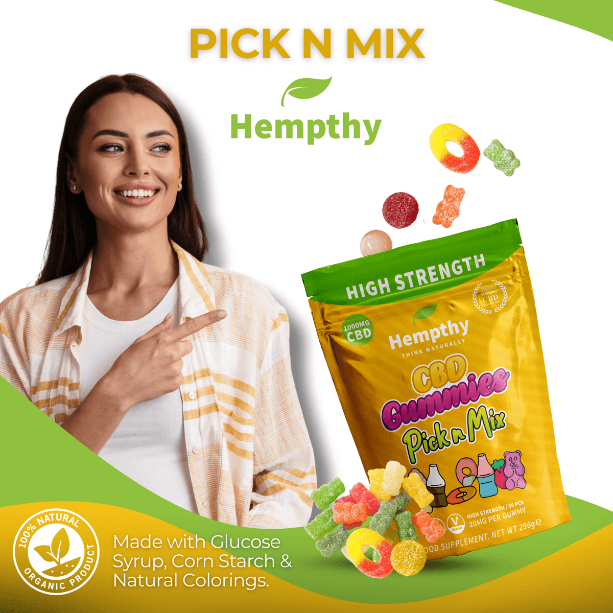 CBD Gummies Pick n Mix Hempthy