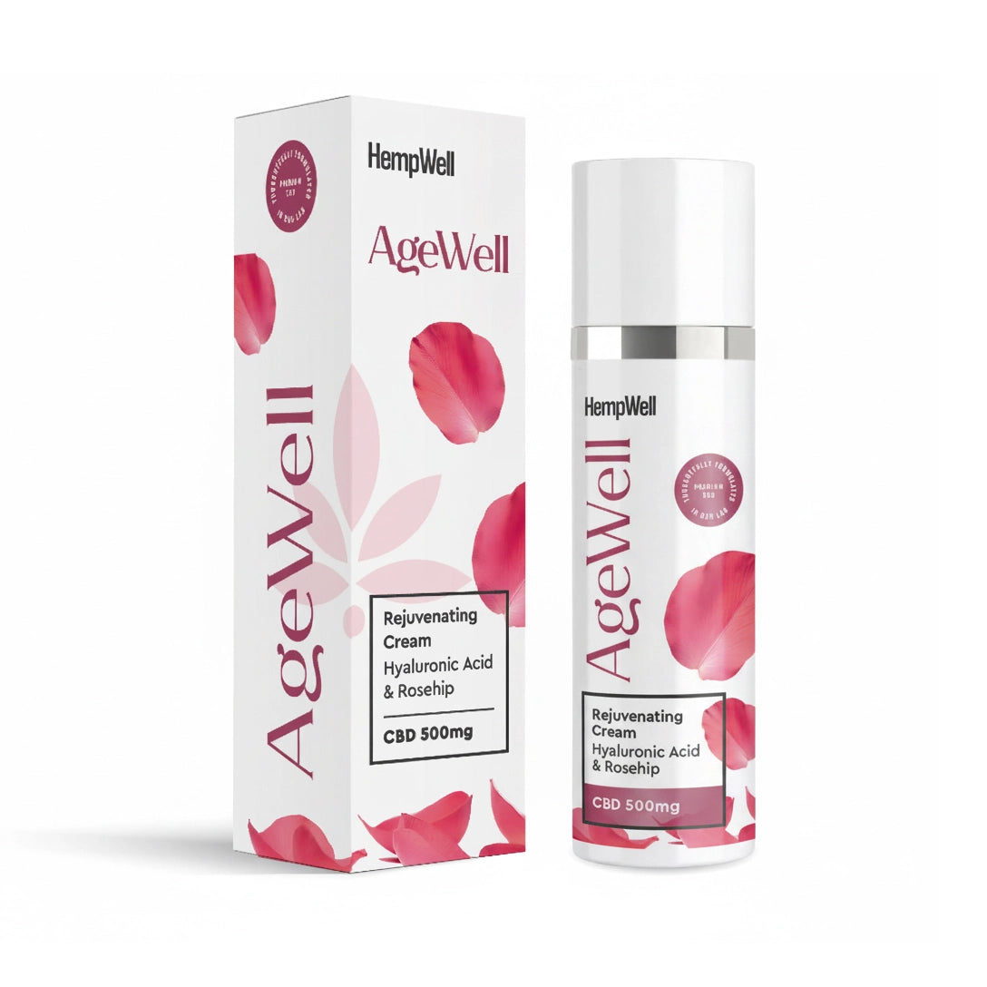 HempWell CBD AgeWell Rejuvenating Cream 500mg CBD (50ml)