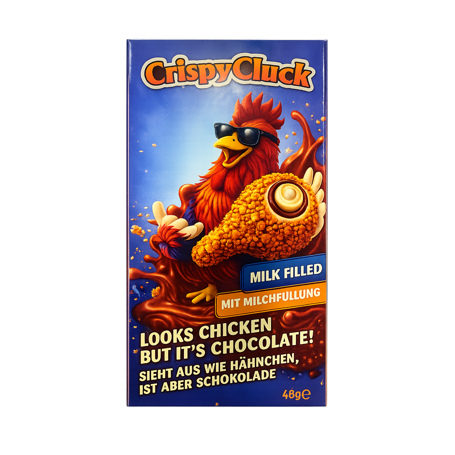 Crispy Cluck Milk Chocolate Filled Chicken Shaped Chocolate