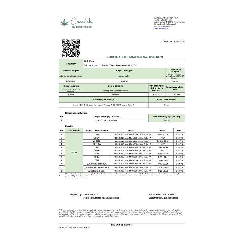 CBD Calm Cannabreeze 900mg Prefilled Vape Kit
