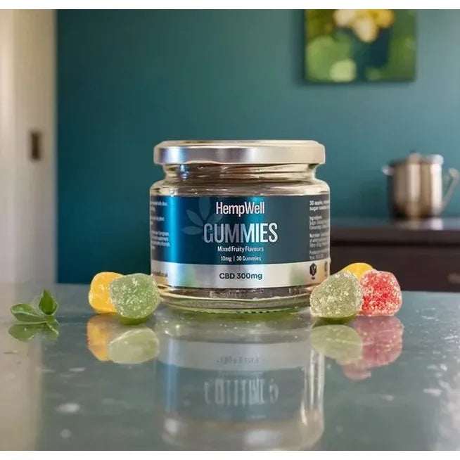 HempWell CBD Gummies 300mg CBD 30 pieces