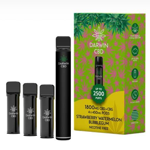 Darwin The Big One 4 In 1 1800mg CBD 2500 Puffs