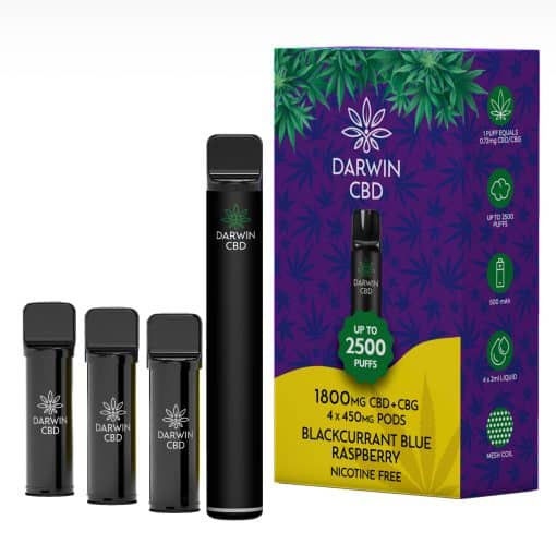 Darwin The Big One 4 In 1 1800mg CBD 2500 Puffs