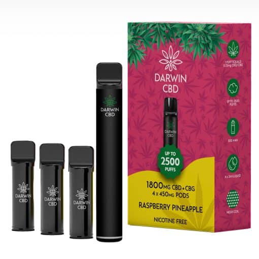 Darwin The Big One 4 In 1 1800mg CBD 2500 Puffs