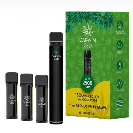 Darwin The Big One 4 In 1 1800mg CBD 2500 Puffs