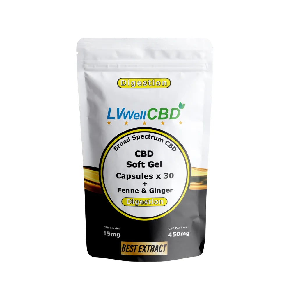 Digestion Broad Spectrum CBD Capsules 15mg