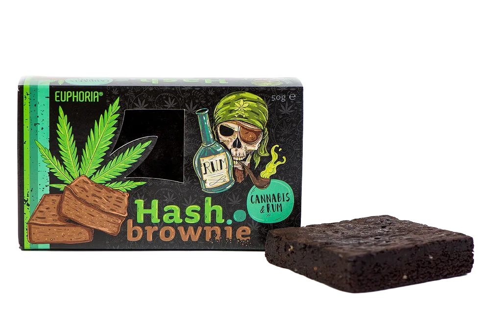 Euphoria Hash Brownie - Cannabis & Rum