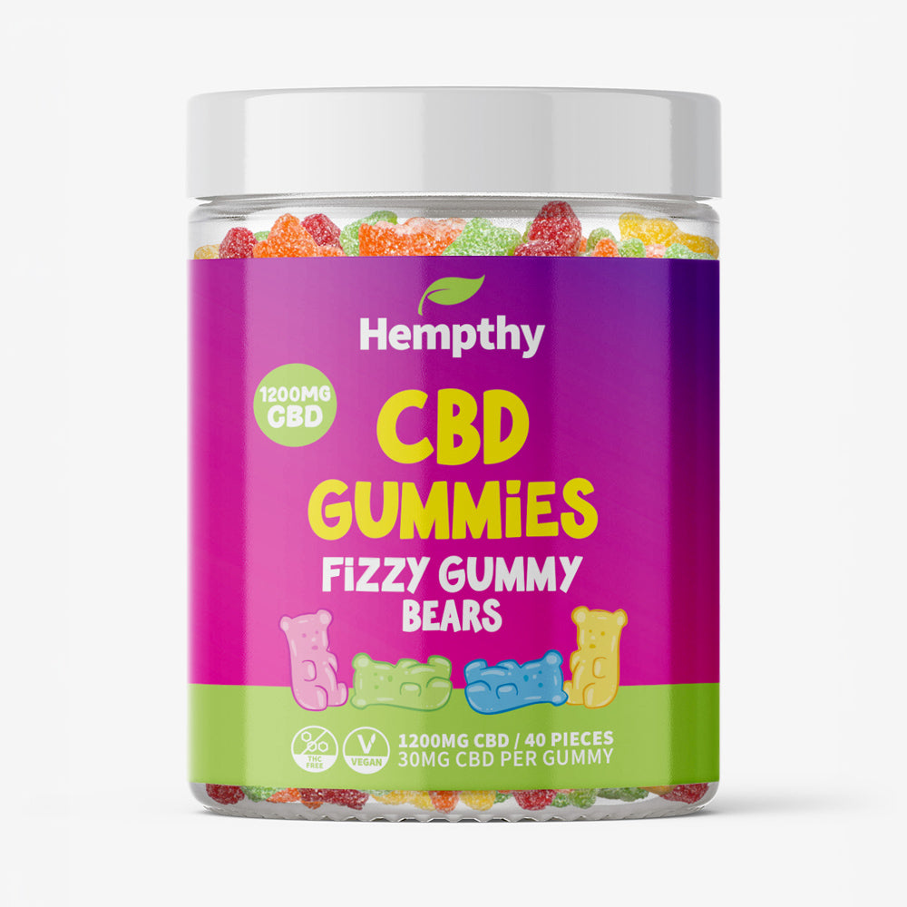 CBD Gummies Fizzy Gummy Bears Hempthy