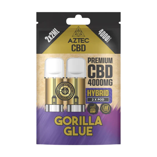 🌿 Aztec CBD 4000mg Broad Spectrum Refill CBD Pods X2ml Pods