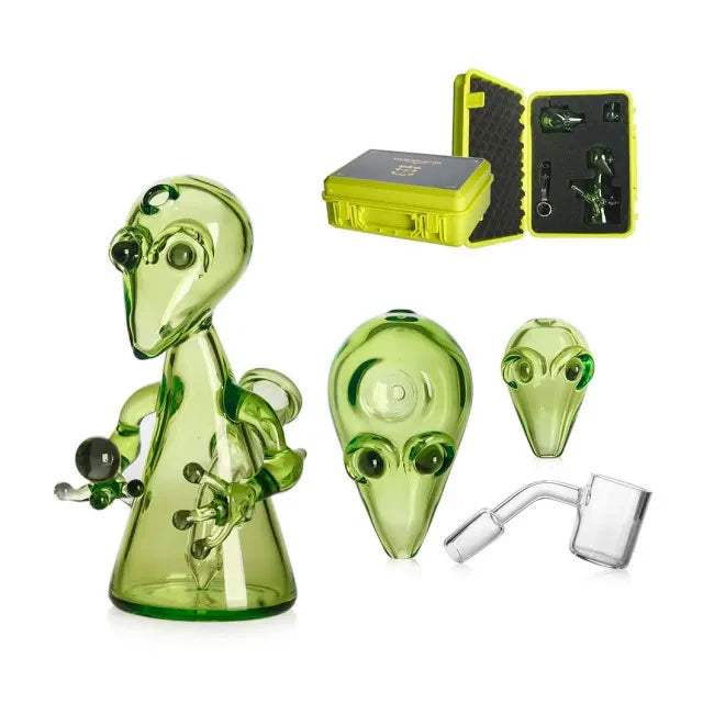 Phoenix Star Green Alien Dab Rig And Hand Pipe Kit