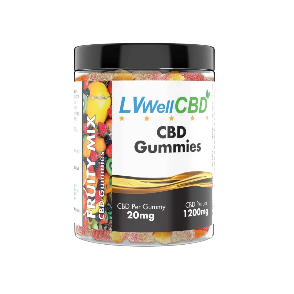 Fruity Mix Broad Spectrum CBD Gummies 20mg