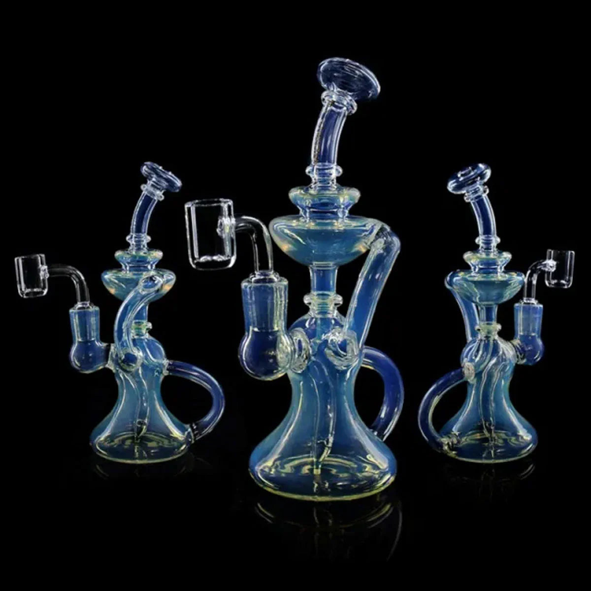 Phoenix Star 8" Recycler Dab Rig With Quartz Banger