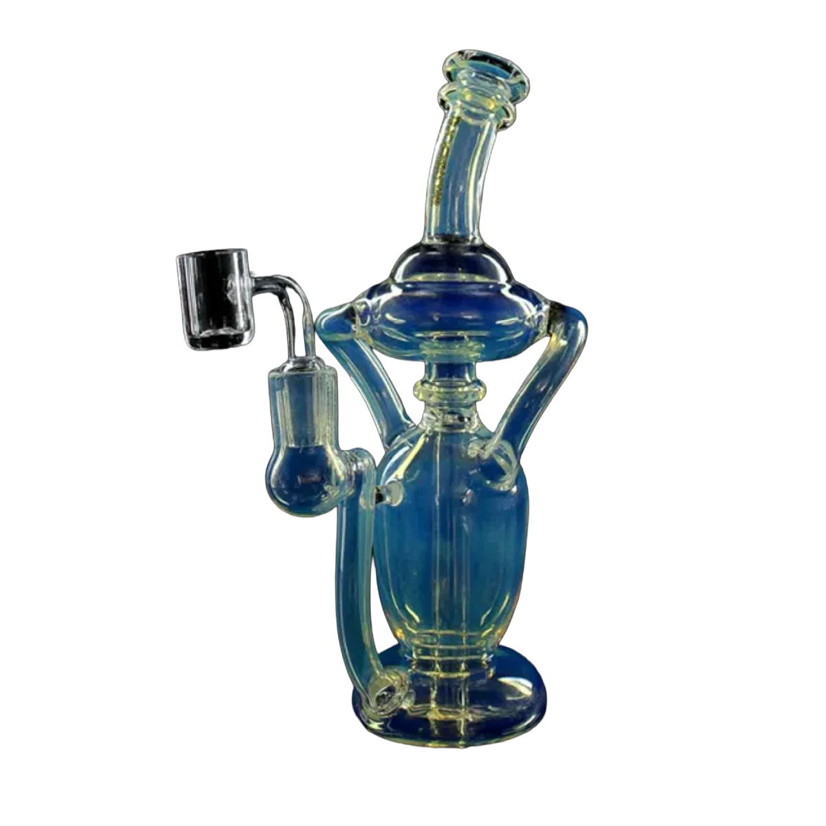 Phoenix Star 9" Dual Recycler Dab Rig With Quartz Banger