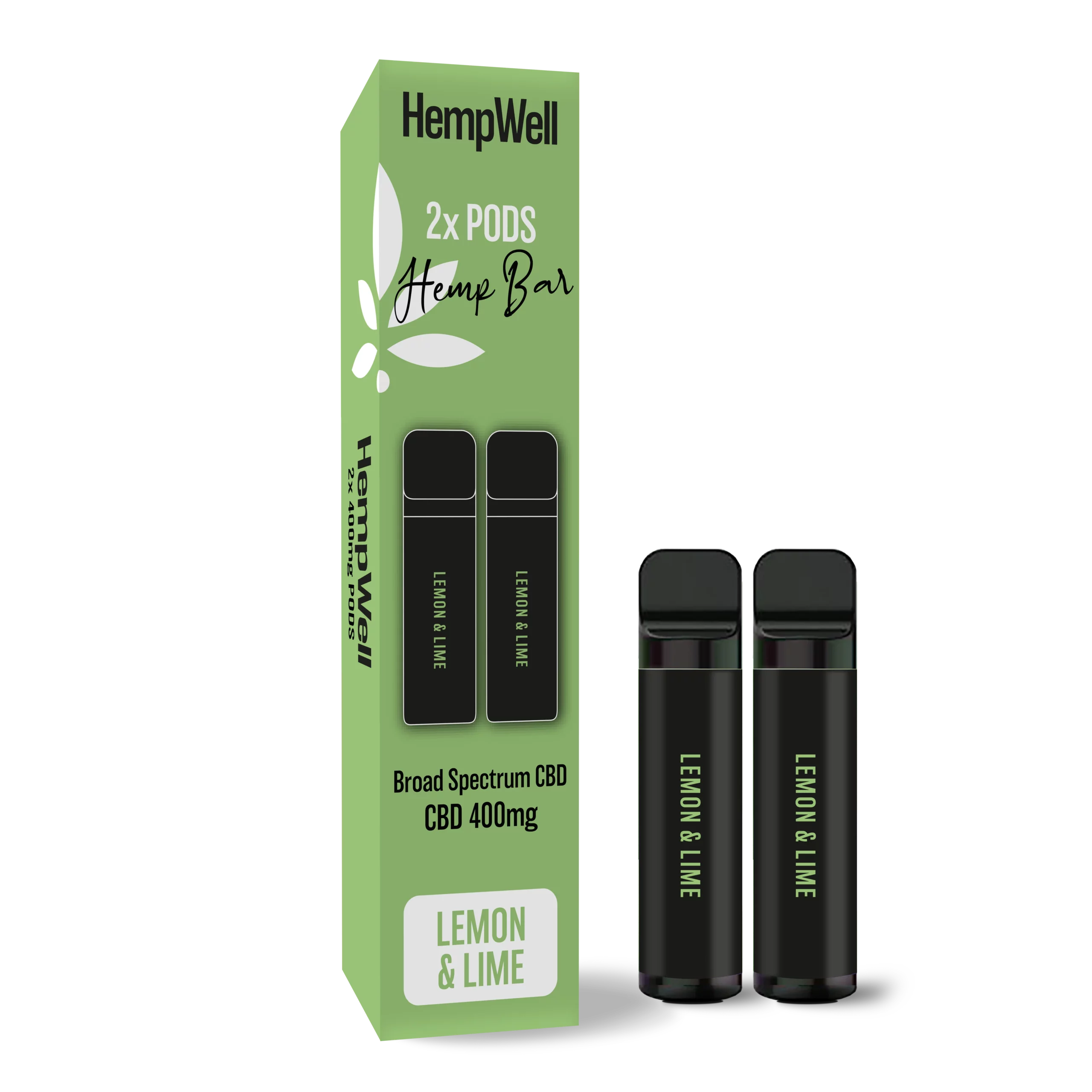 CBD Vape Pod Twin Pack – Lemon & Lime