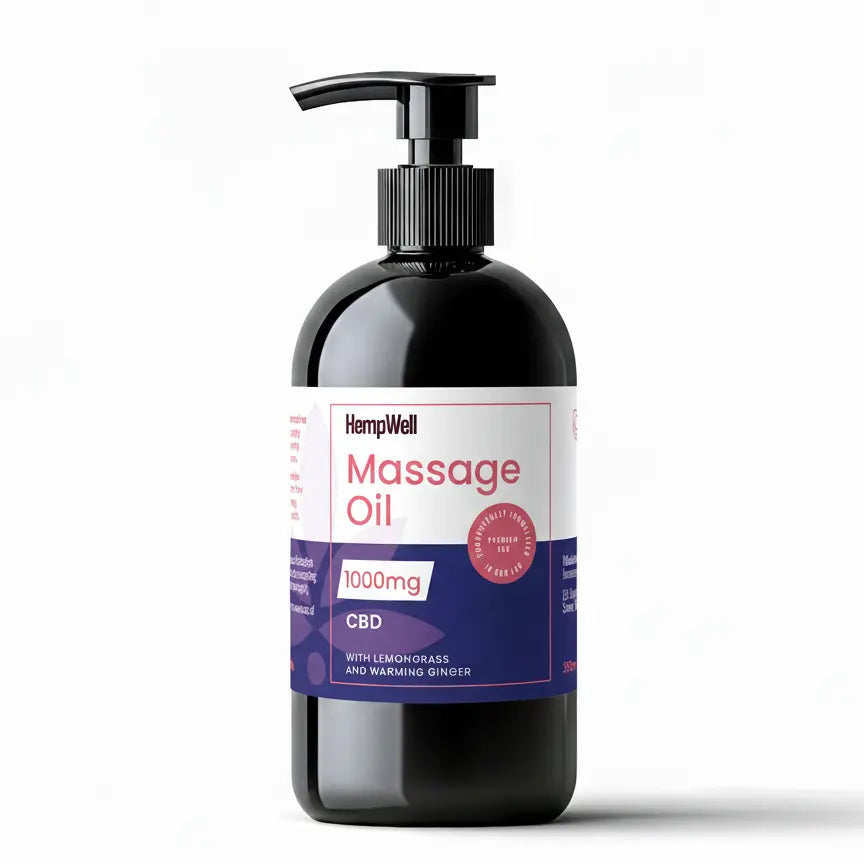 CBD Massage Oil Lemongrass 1000mg (250ml)