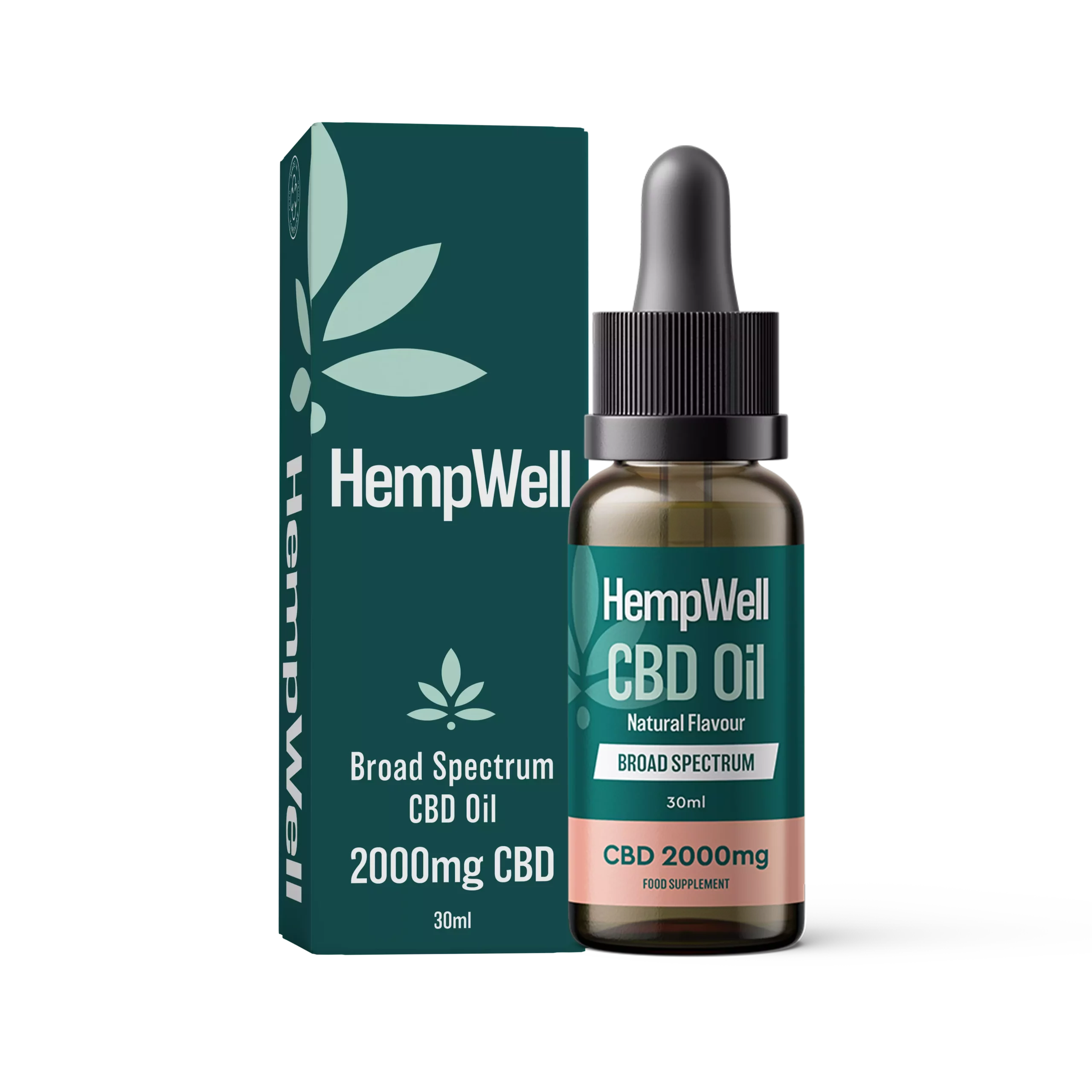 CBD Broad Spectrum Oil Drops 2000mg (30ml)