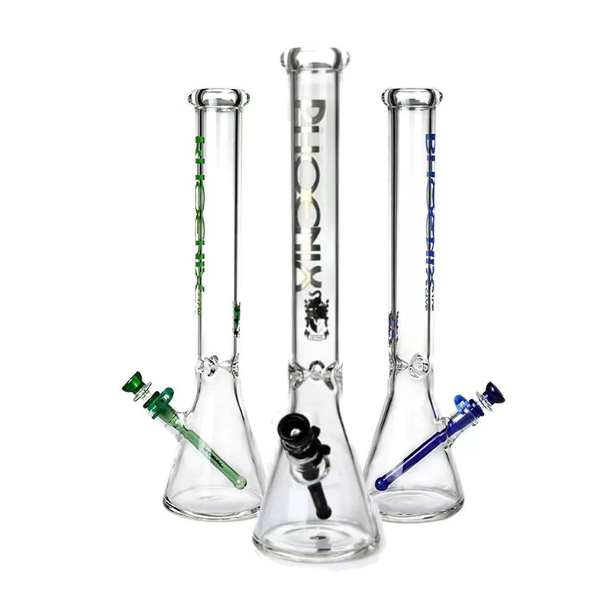 Phoenix Star 18" 7mm Thick Glass Beaker Bong