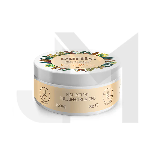 Purity 800mg Full-Spectrum High Potency CBD Water Soluble Powder 50g