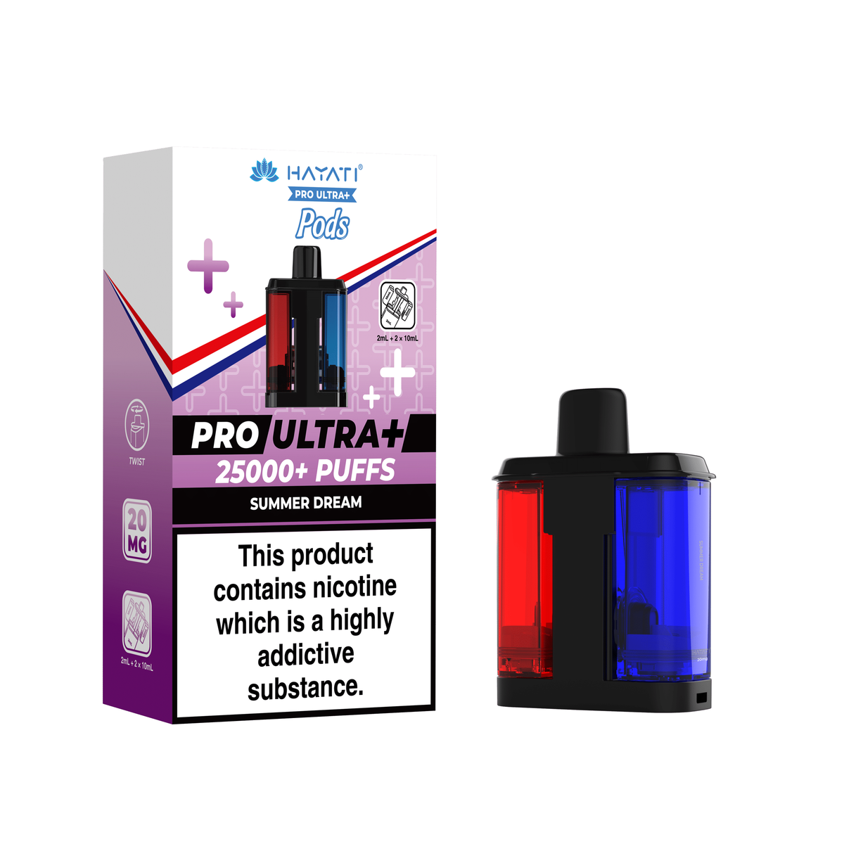 Pro Ultra+ 25K Replacement Pod Summer Dream 20mg