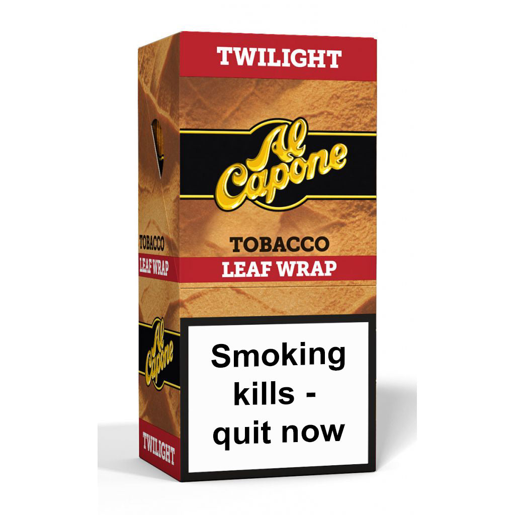 Al Capone Tobacco Leaf Wraps – Twilight (18 Pack)
