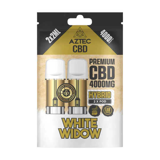 🌿 Aztec CBD 4000mg Broad Spectrum Refill CBD Pods X2ml Pods