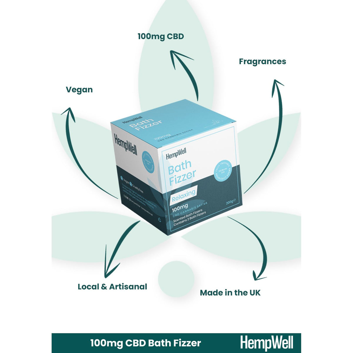CBD Bath Bomb Chamomile – 100mg