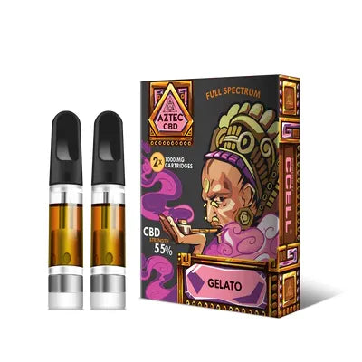 Aztec 55% CBD Cartridges-2 Pack