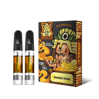 Aztec 55% CBD Cartridges-2 Pack