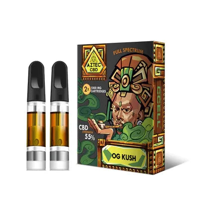 Aztec 55% CBD Cartridges-2 Pack