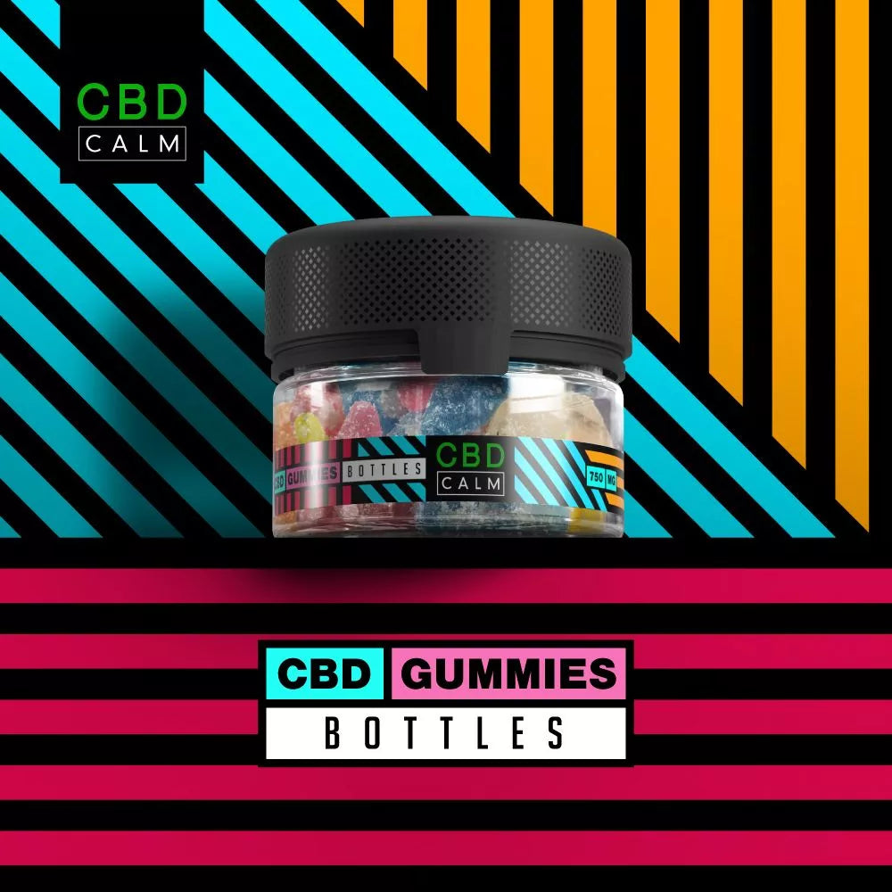 CBD Calm 1200mg Bottles Gummies