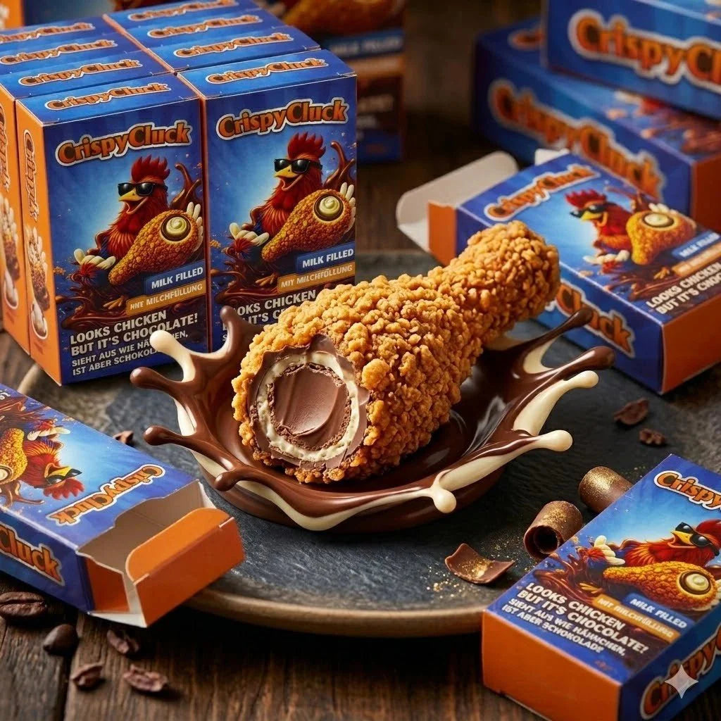 Crispy Cluck Milk Chocolate Filled Chicken Shaped Chocolate