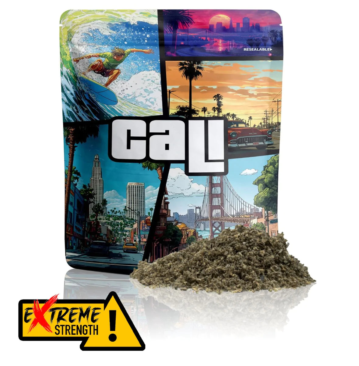 Multi Cannabinoid Herbal Blend 50% 3.5g CALI Sunset Sherbet