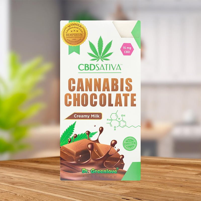 CBD Cannabis Milk Chocolate Hempthy