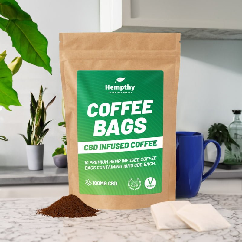 CBD Coffee Bags Hempthy