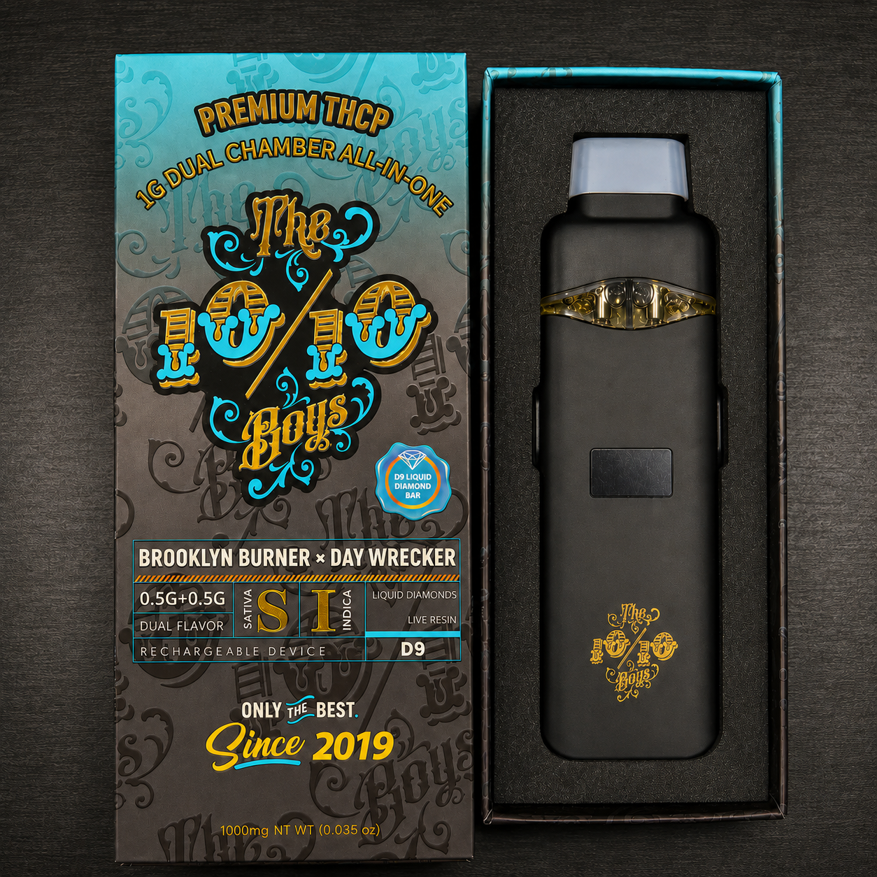 X1 Latest Edition 10/10 Boys Duals THCP Filled Vape 1.0ml UK Compliant