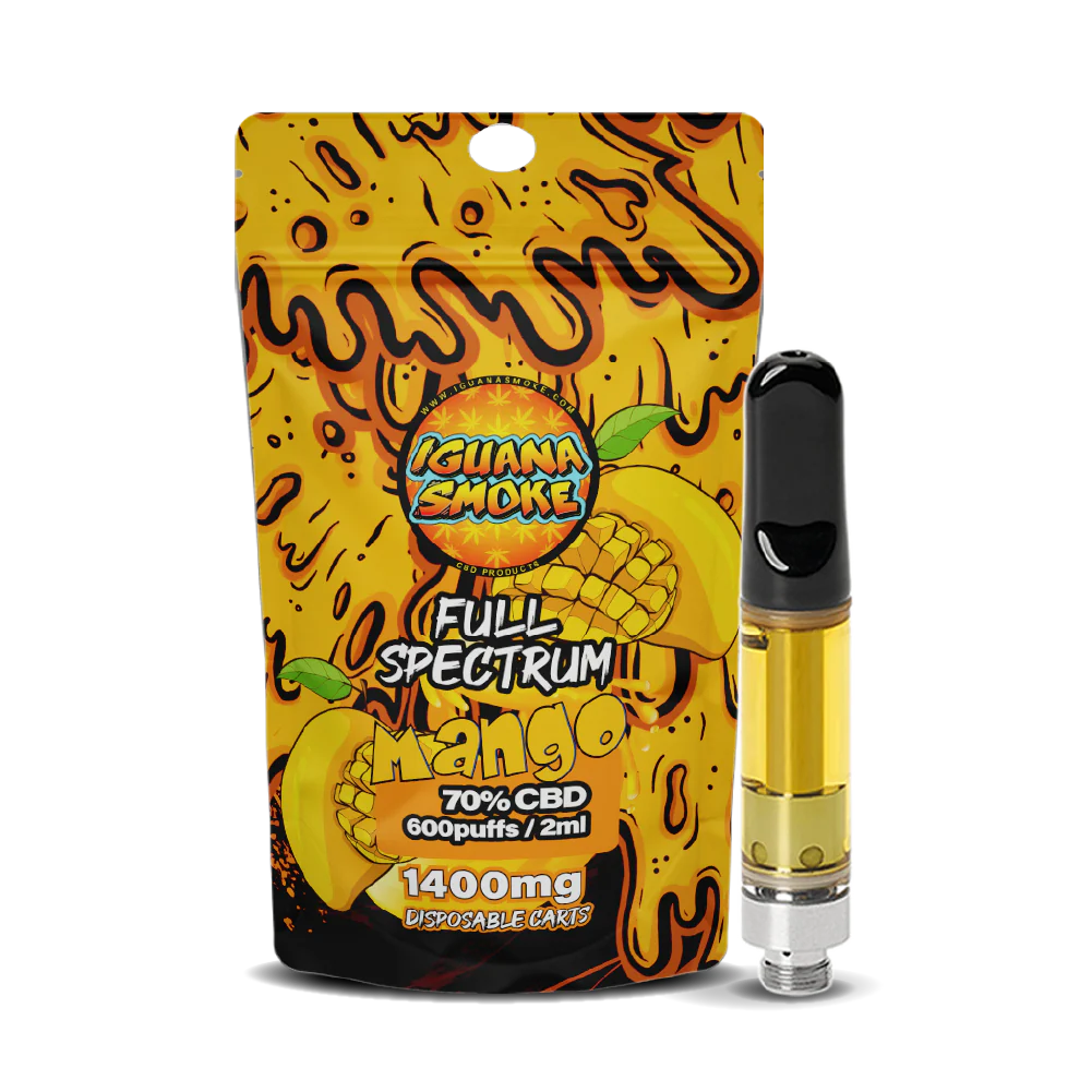 Iguana Smoke CBD Vape Cartridges 2ml 1400mg