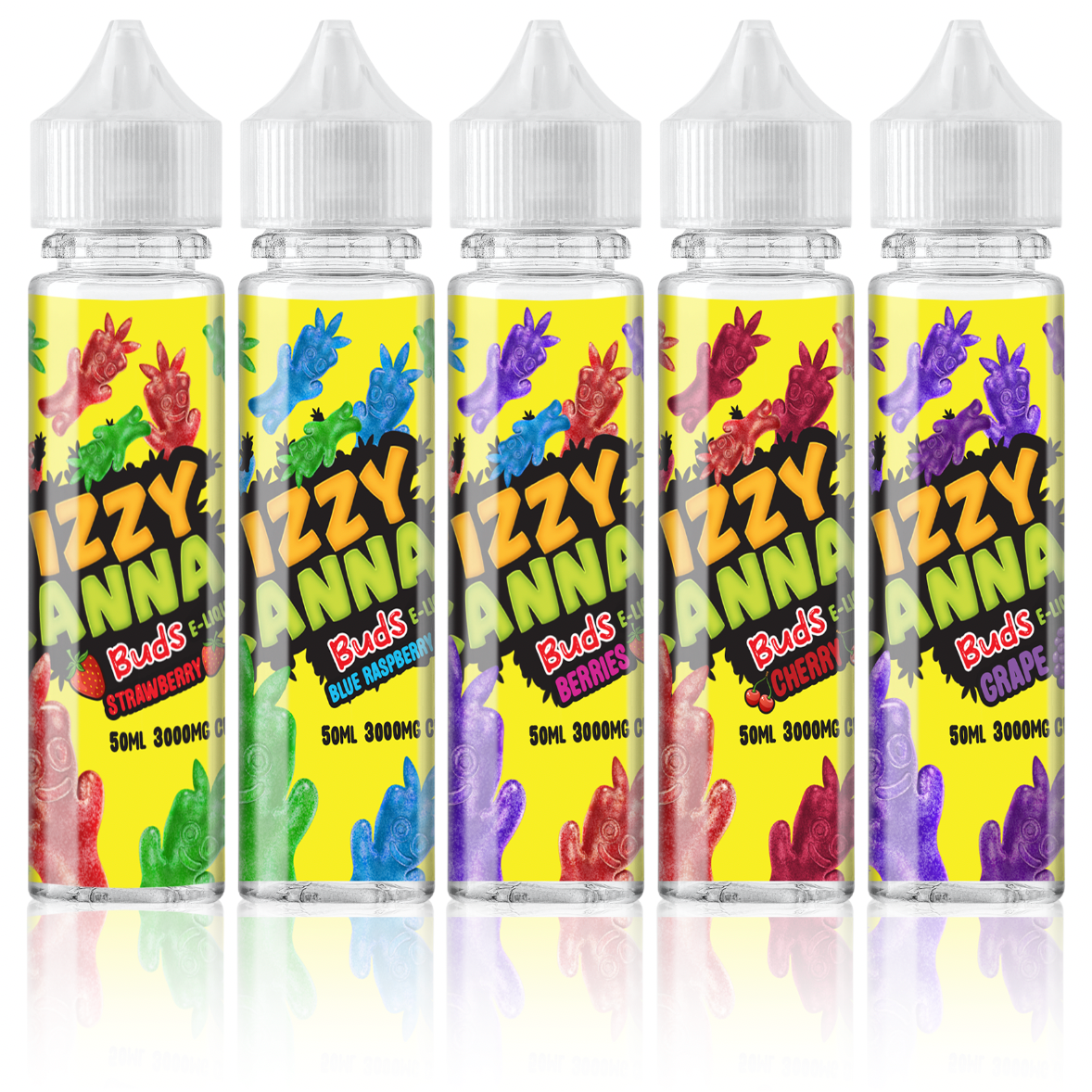 CBD E-Liquid 50ml 3000mg Fizzy Canna Buds