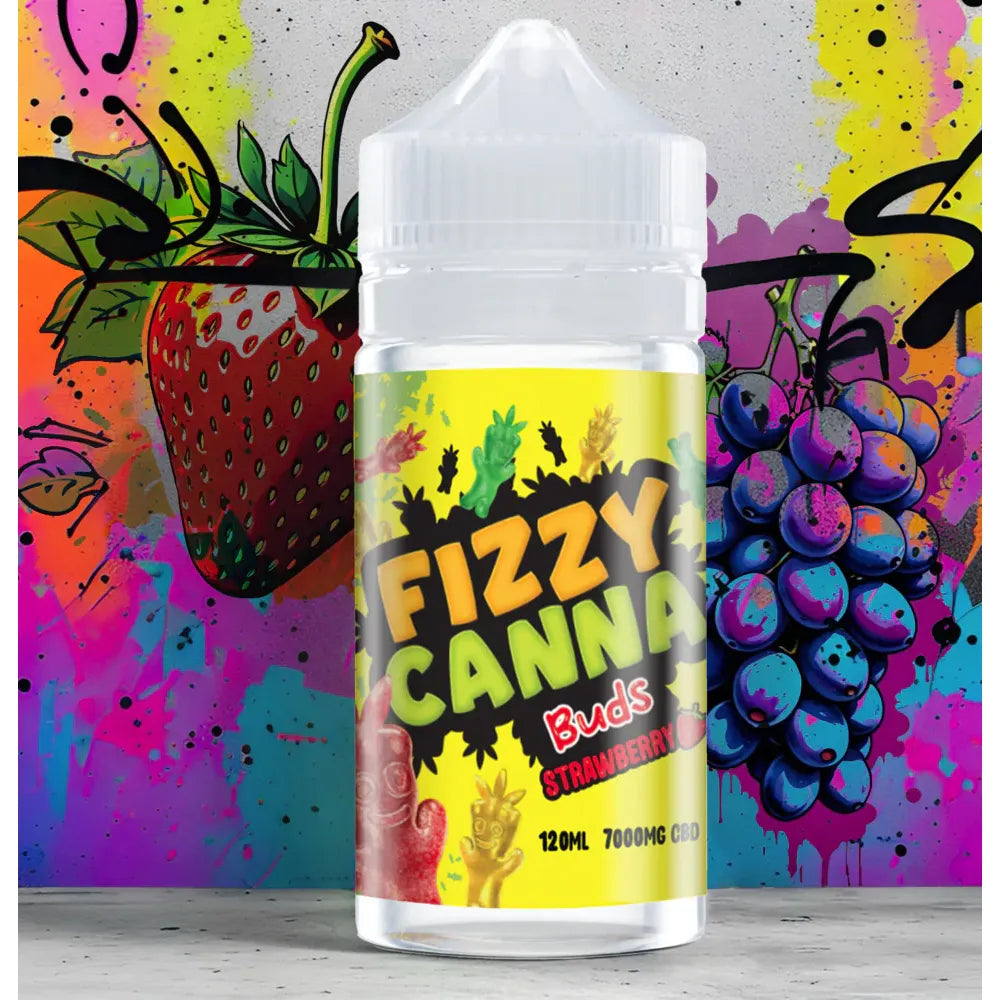 CBD E-Liquid 120ml 7000mg Fizzy Canna Buds