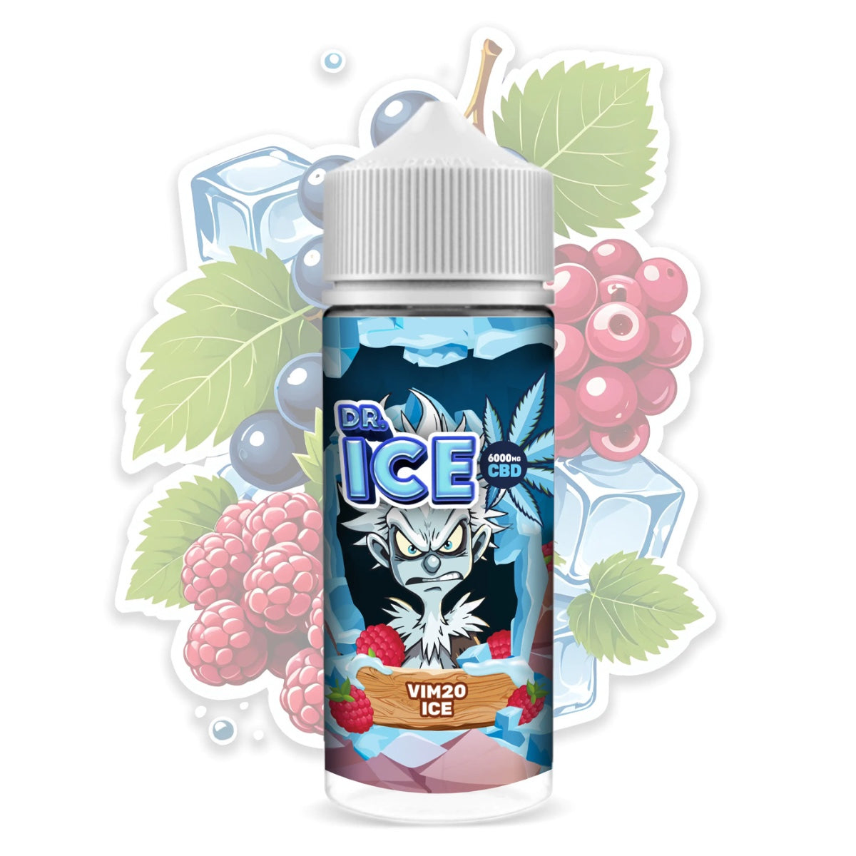 CBD E-Liquid 120ml 6000mg Dr Ice