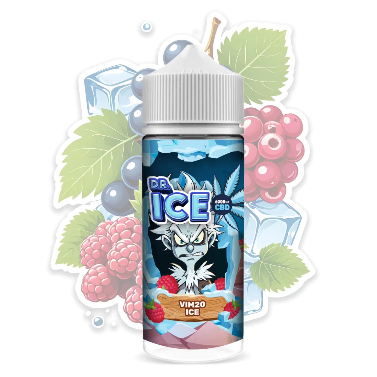 CBD E-Liquid 120ml 6000mg Dr Ice