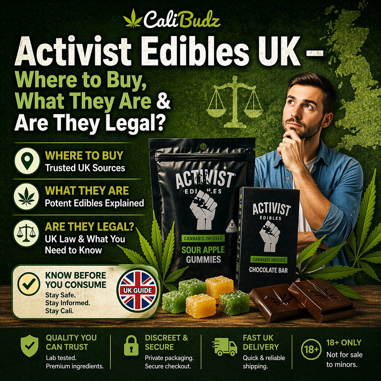 Activist Edibles UK — Where to Buy, What They Are & Are They Legal?