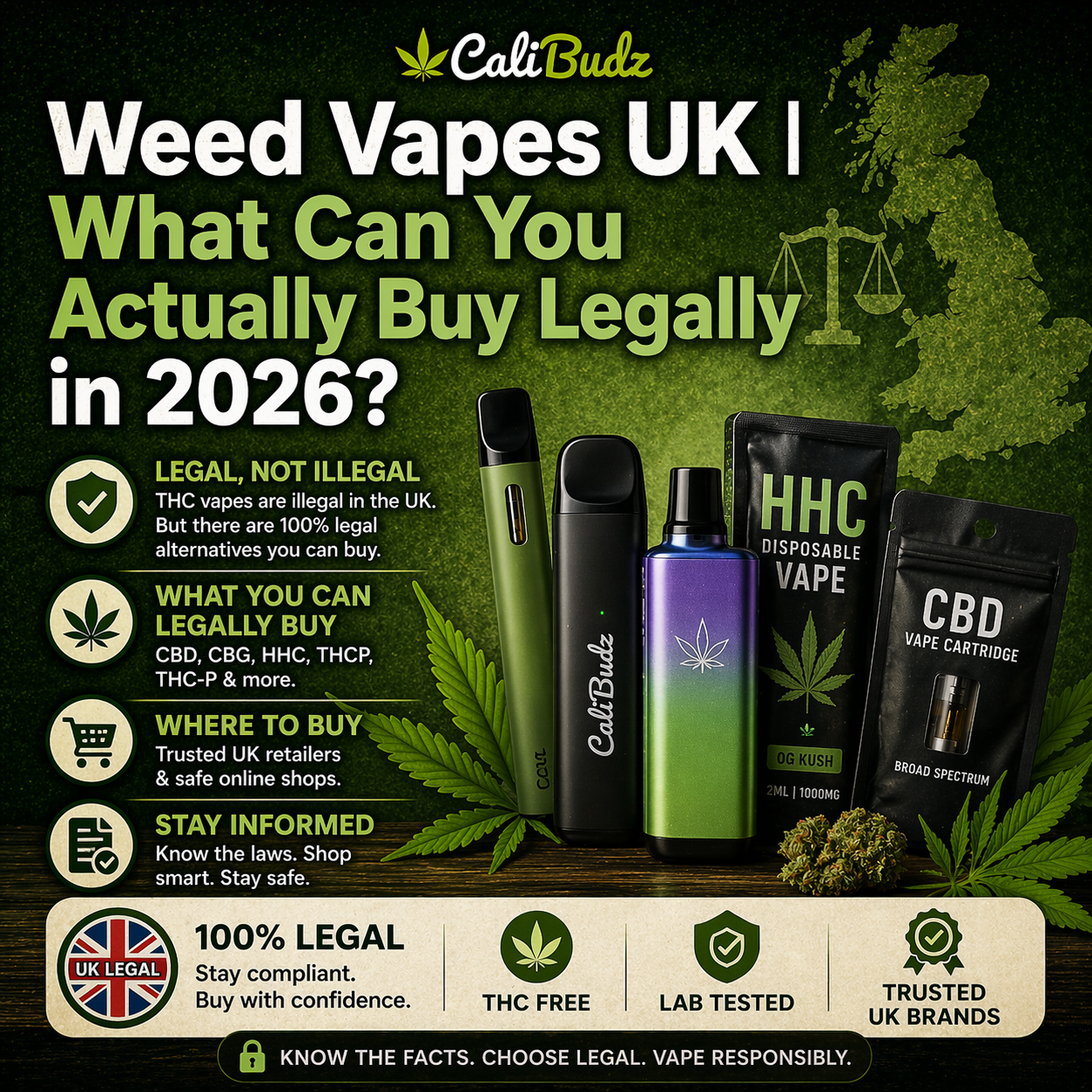 Weed Vapes UK | What Can You Actually Buy Legally in 2026?