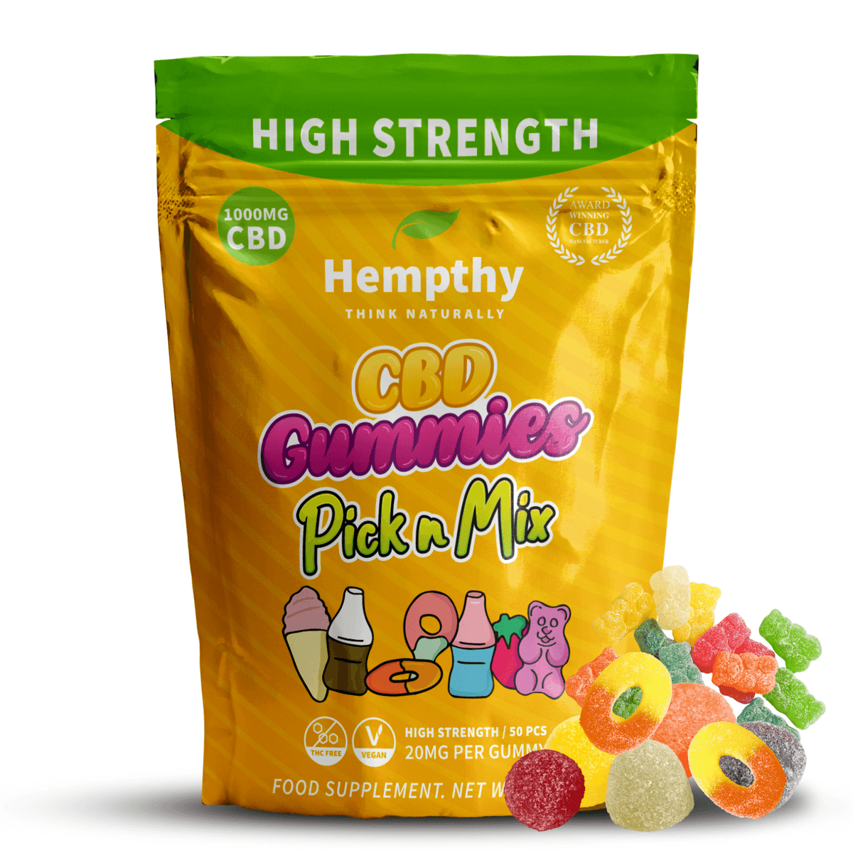 CBD Gummies Pick n Mix Hempthy
